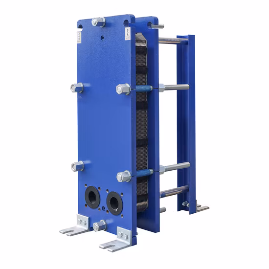 Total Liquid Industrial Air Cooler Plate Heat Recovery Exchanger