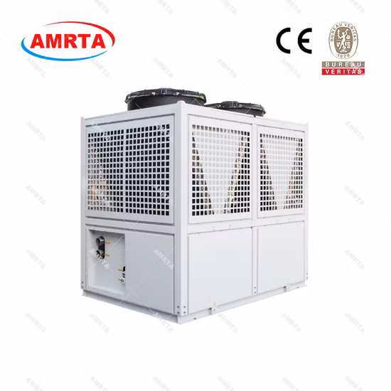 R32 Inverter Luftgekühlter Glykol Daily Milk Brewery Chiller Biogas Industrieller Luft-Wasser-Modularkühler mit CE